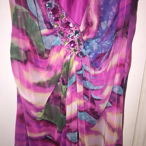 Multi Color Formal Gown - Picture 6 of 6